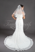 Wedding dress TW0003B - Wedding dress TW0003B mermaid sweetheart lace Rhine stone belt lace-up back train 3