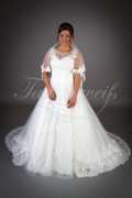 Wedding dress TW0016B - Wedding dress TW0016B tulle lace key hole luxury wedding gown 1