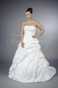 Wedding dress TW0102B - Wedding dress TW0102B taffeta A-line ruffles glitter sparkle bling bling beadings train 1