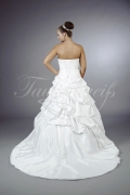 Wedding dress TW0102B - Wedding dress TW0102B taffeta A-line ruffles glitter sparkle bling bling beadings train 3