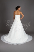 Wedding dress TW0186B - Wedding dress TW0186B A-Line organza lace beadings train lace-up 3