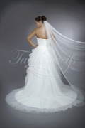 Wedding dress TW0200B - Wedding dress TW0200B princess gown organza tulle voluminous lace beadings sweetheart strapless 3