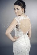 Wedding dress TW0054B - Wedding dress TW0054B mermaid lace romantic sexy keyhole back train 2