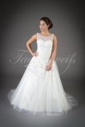 Wedding dress TW0083B - Wedding dress TW0083B romantic A-Line tulle lace special lacing on both sides 1