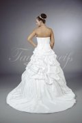 Wedding dress TW0102B - Wedding dress TW0102B taffeta A-line ruffles glitter sparkle bling bling beadings train 3