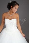 Wedding dress TW0194B - Wedding dress TW0194B princess gown lace tulle voluminous skirt train 2