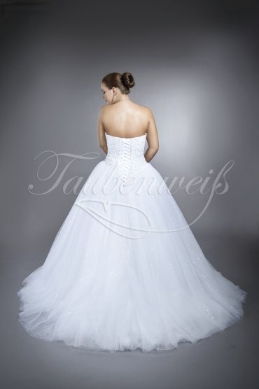 Wedding dress TW0009B - Wedding dress TW0009B tulle princess beadings sparkling glitter glamour 3
