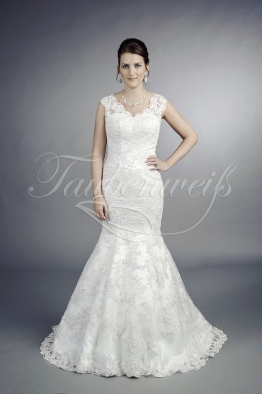 Wedding dress TW0054B - Wedding dress TW0054B mermaid lace romantic sexy keyhole back train