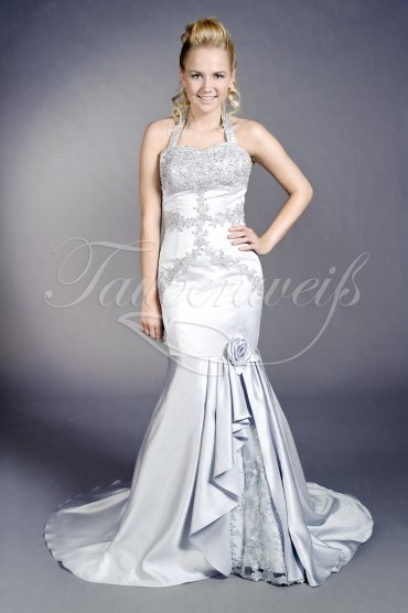 Wedding dress TW0057B - Wedding dress TW0057B mermaid lace holderneck train zipper