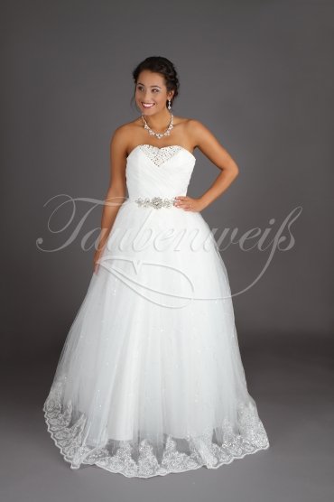 Wedding dress TW0181B - Wedding dress TW0181B princess glitter glamour sequins no train 1